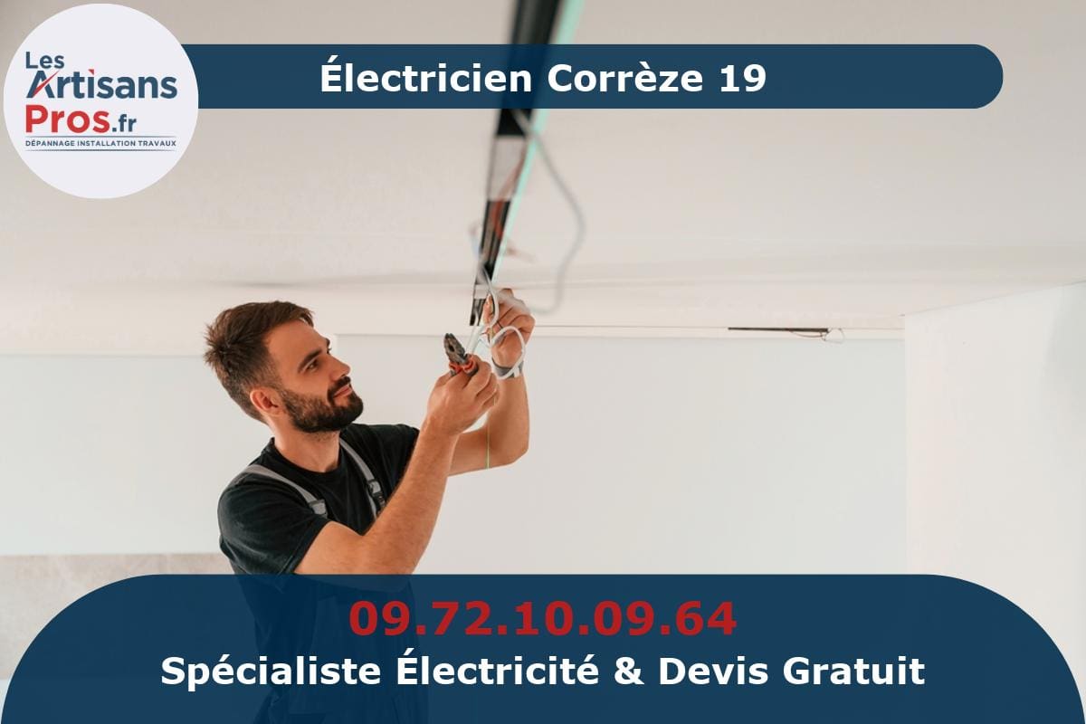 Électricien Corrèze 19