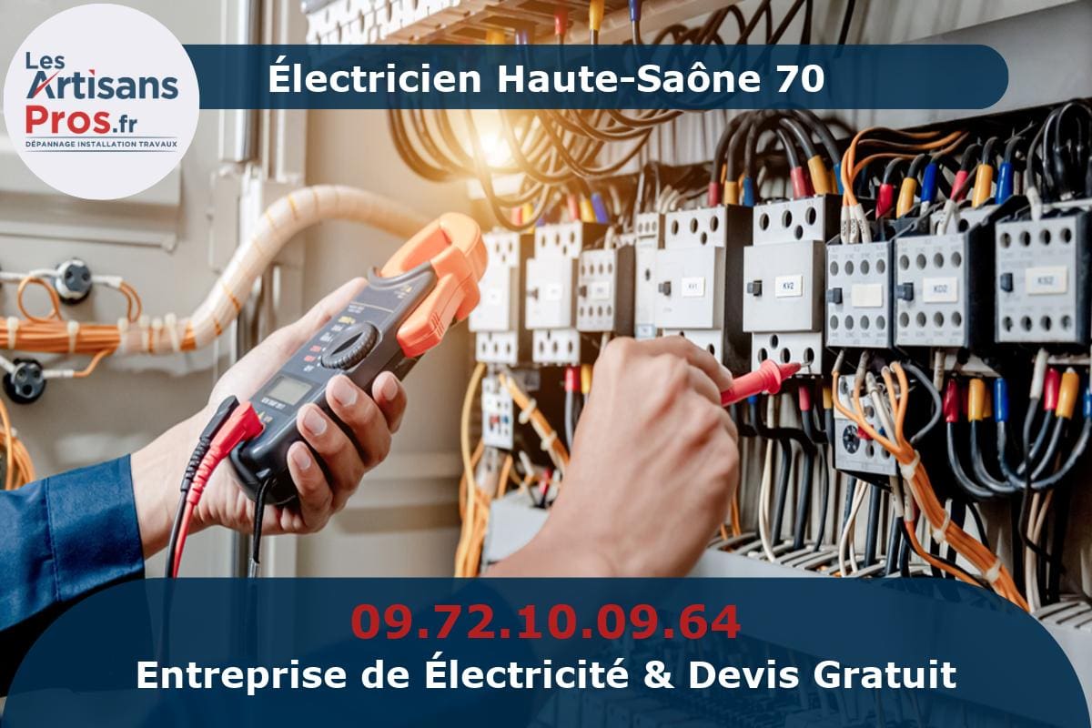 Électricien Haute-Saône 70
