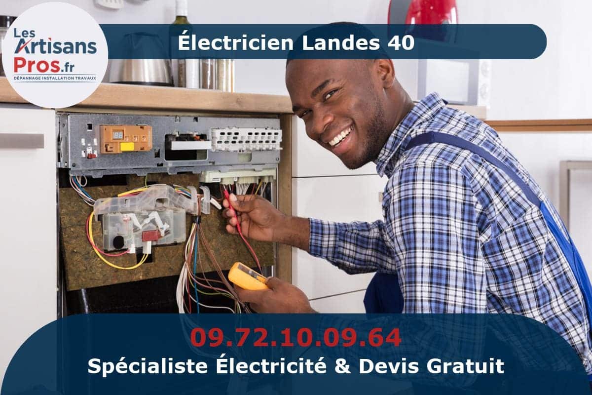 Électricien Landes 40