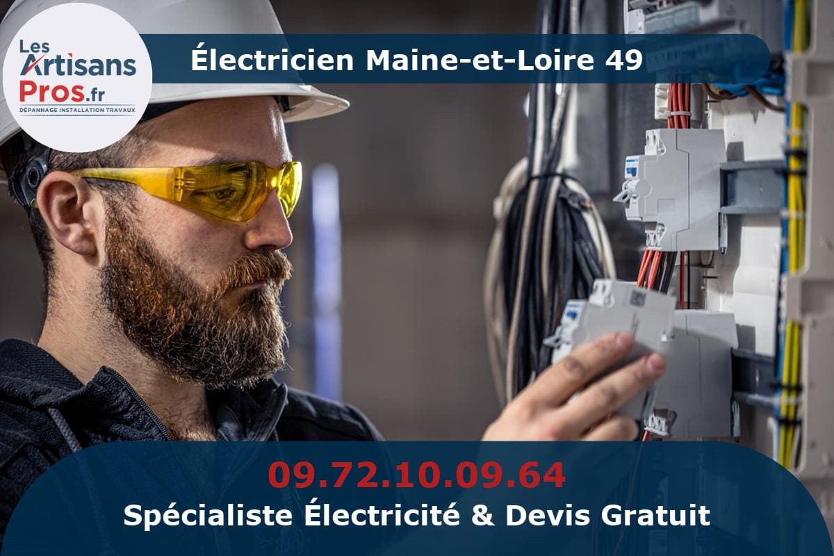 Électricien Maine-et-Loire 49