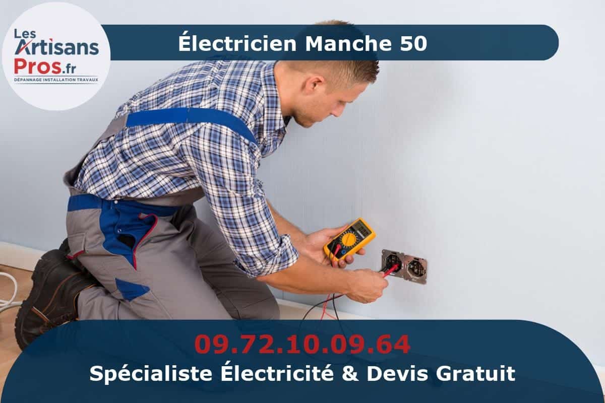 Électricien Manche 50