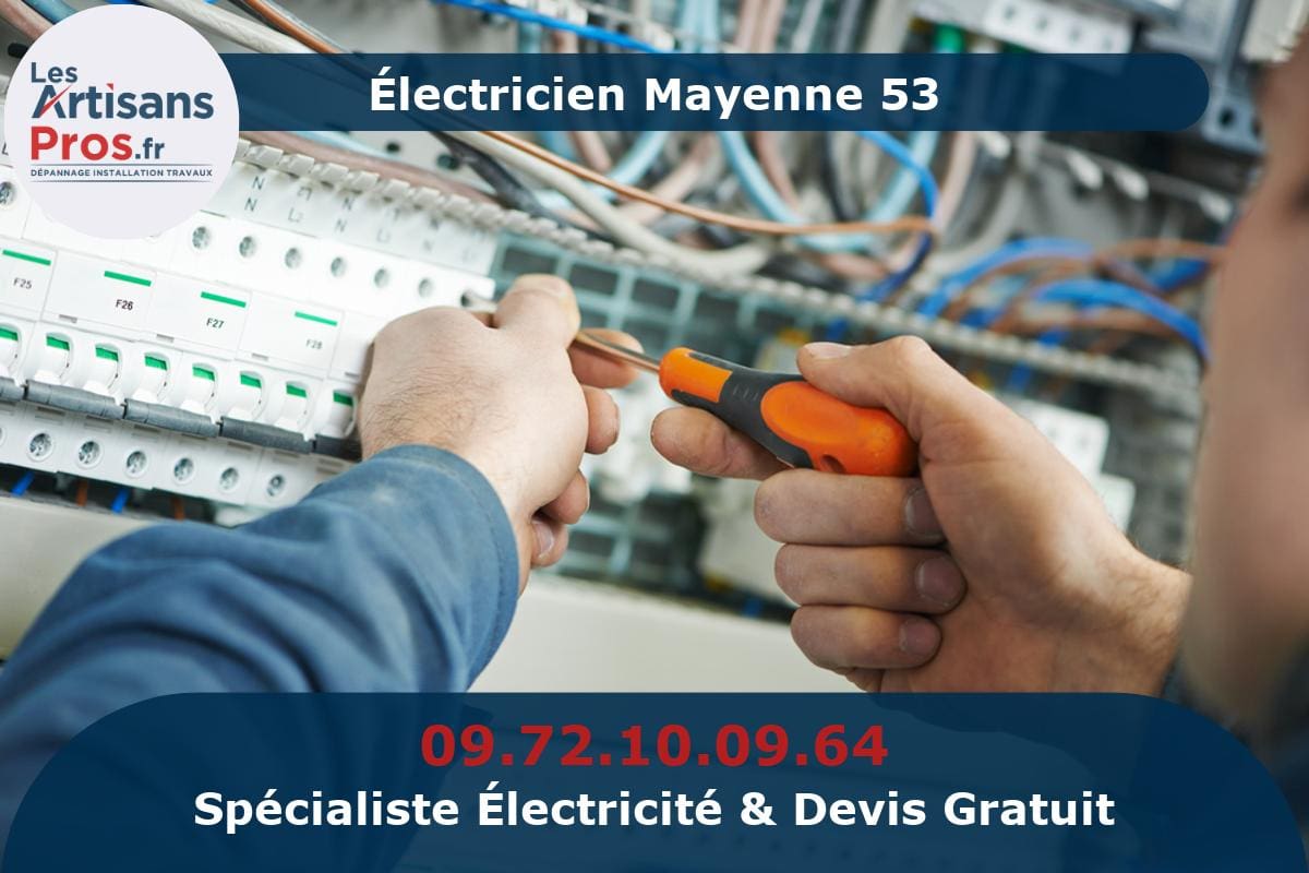 Électricien Mayenne 53