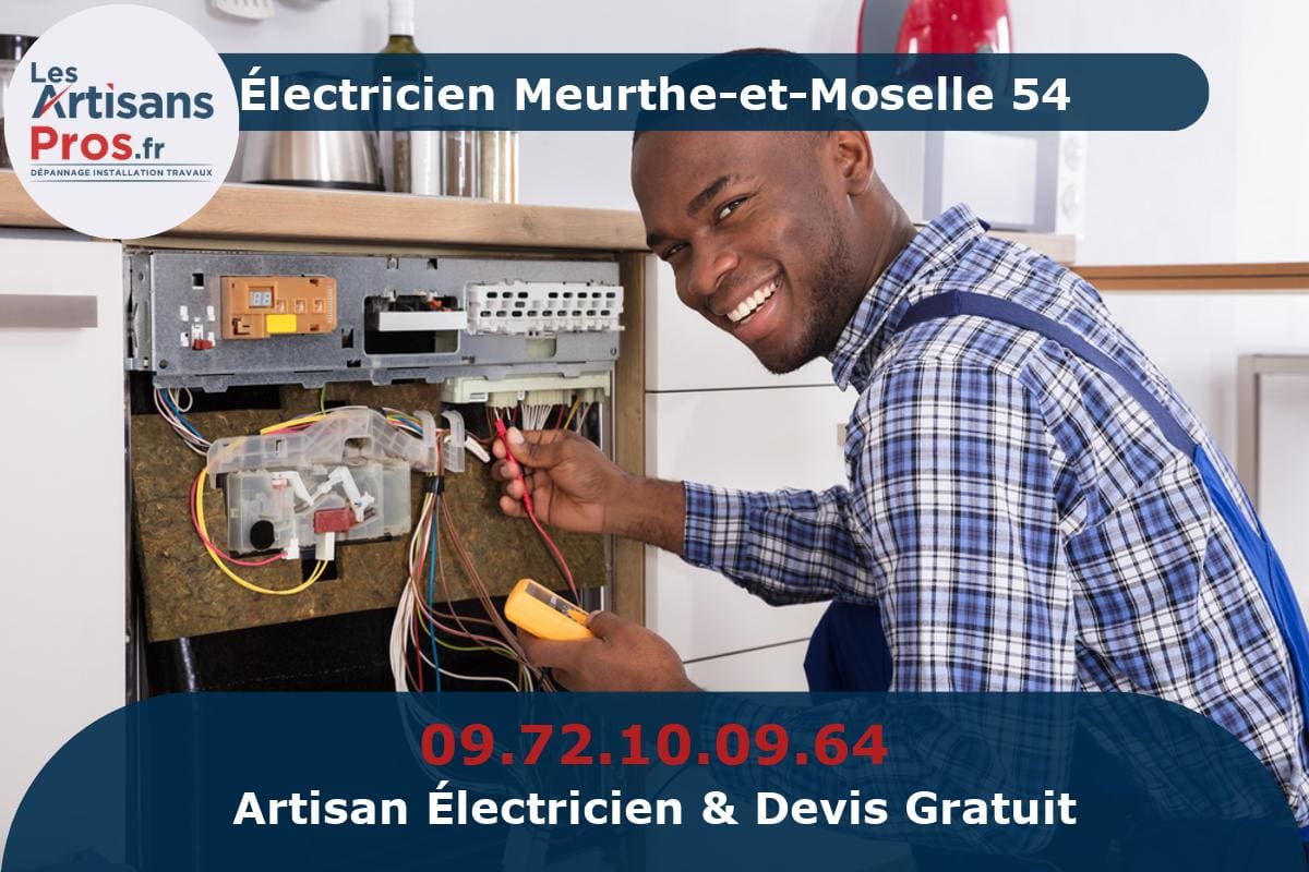 Électricien Meurthe-et-Moselle 54