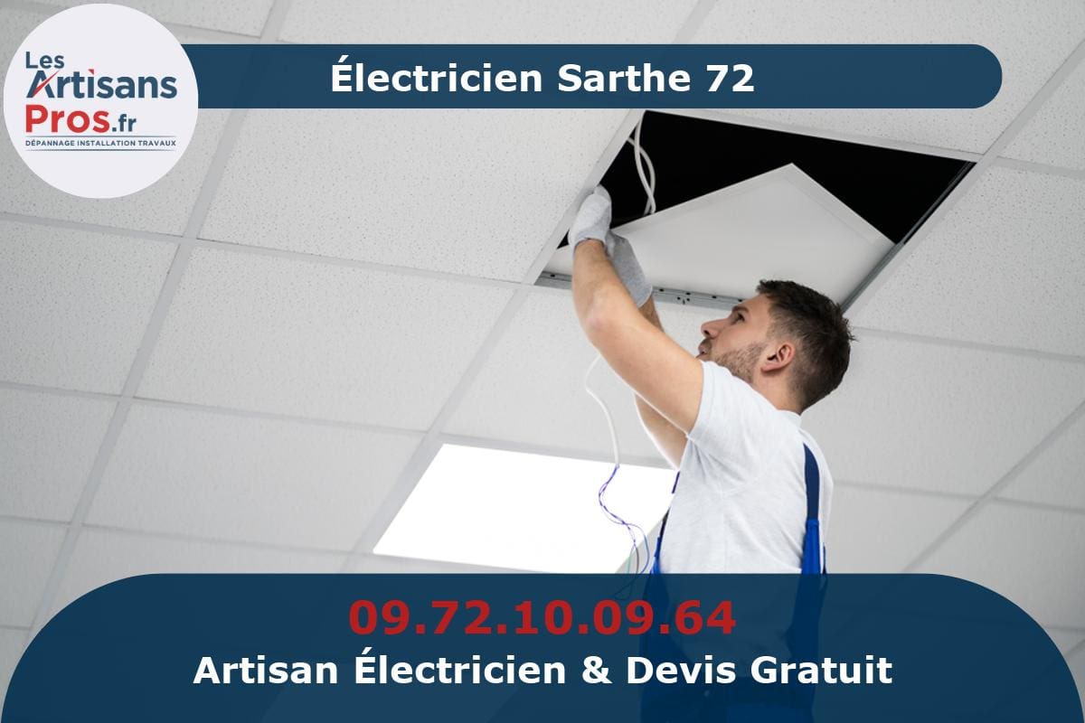 Électricien Sarthe 72