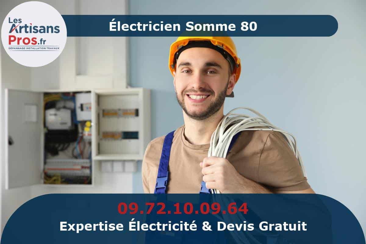 Électricien Somme 80