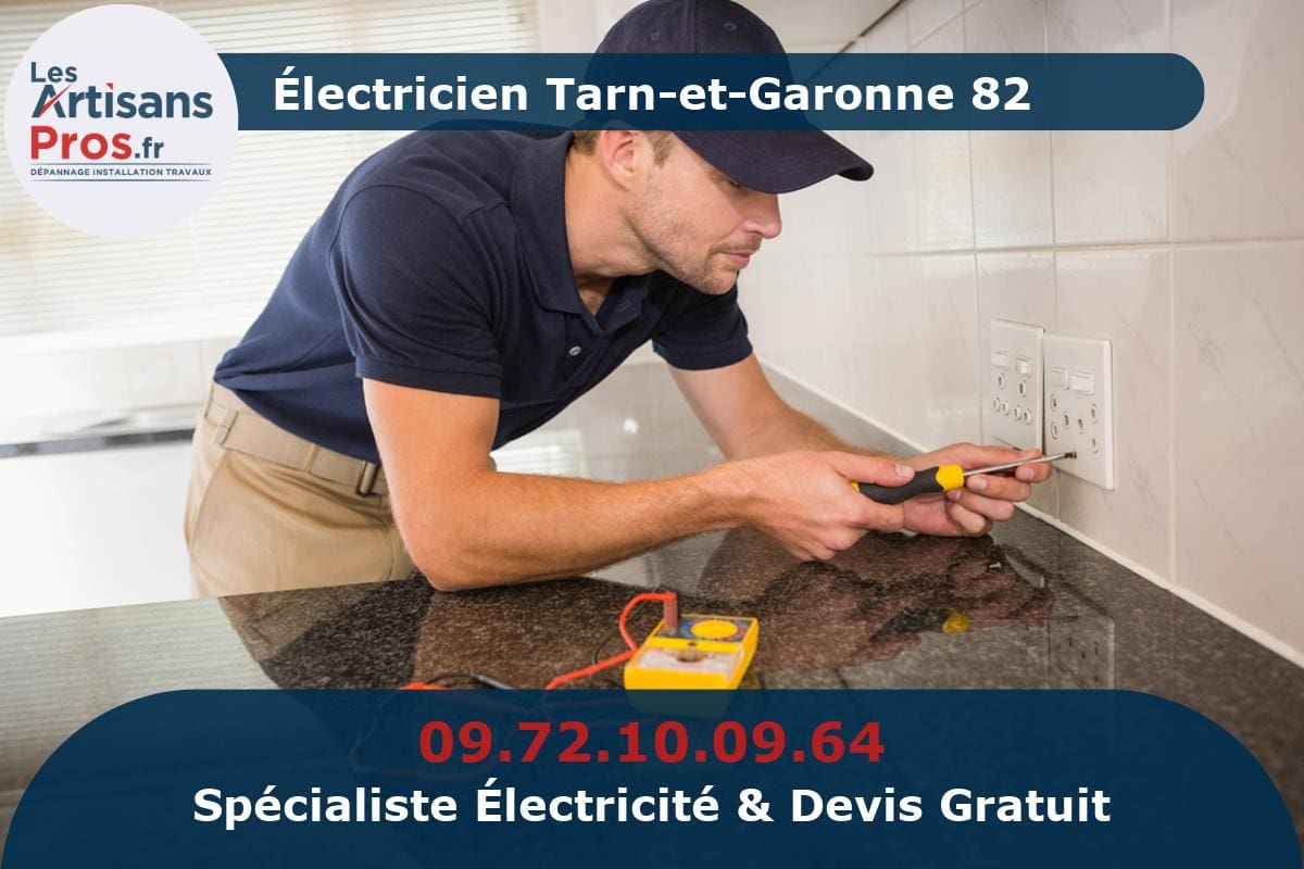 Électricien Tarn-et-Garonne 82