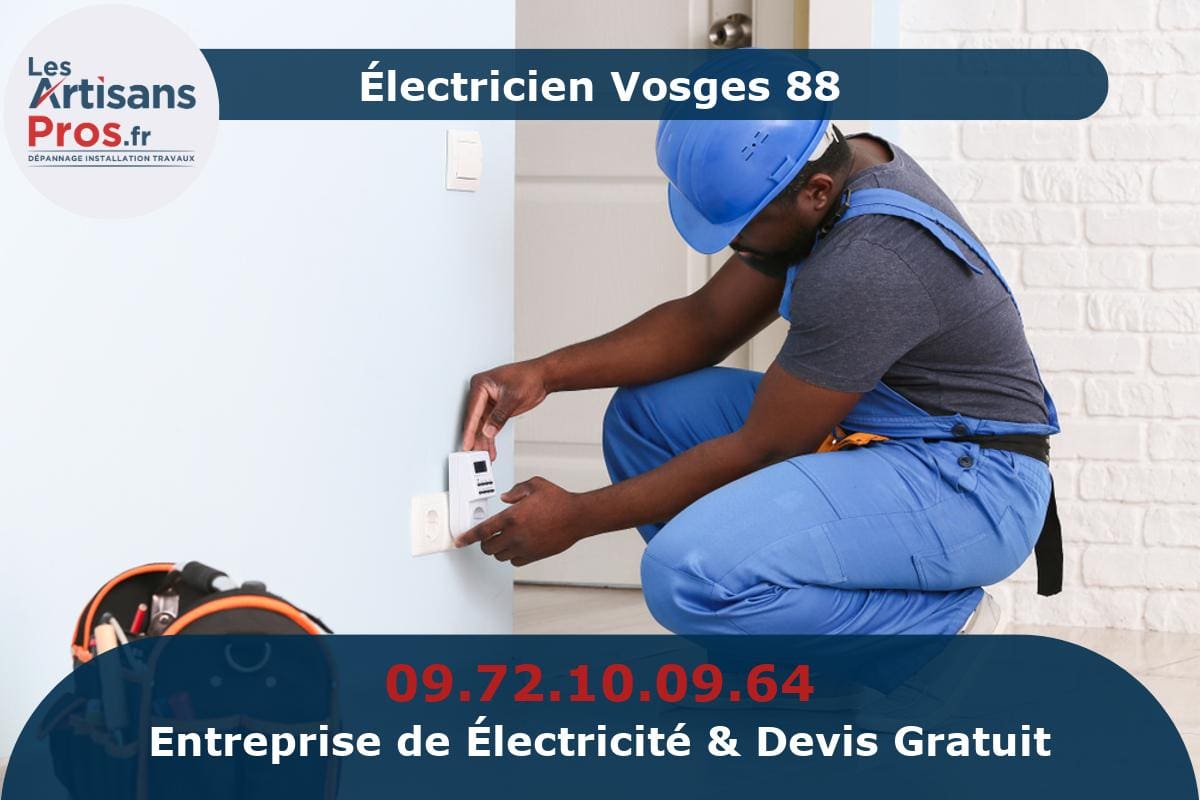 Électricien Vosges 88