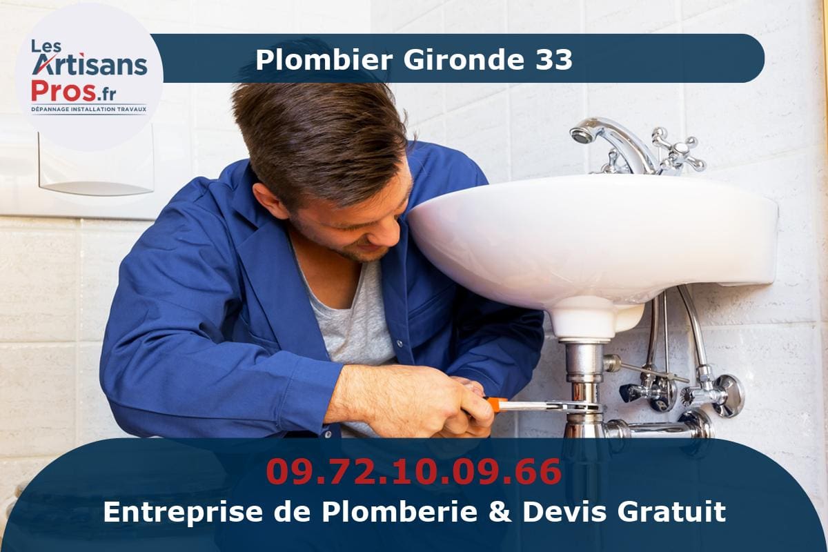 Plombier Gironde 33