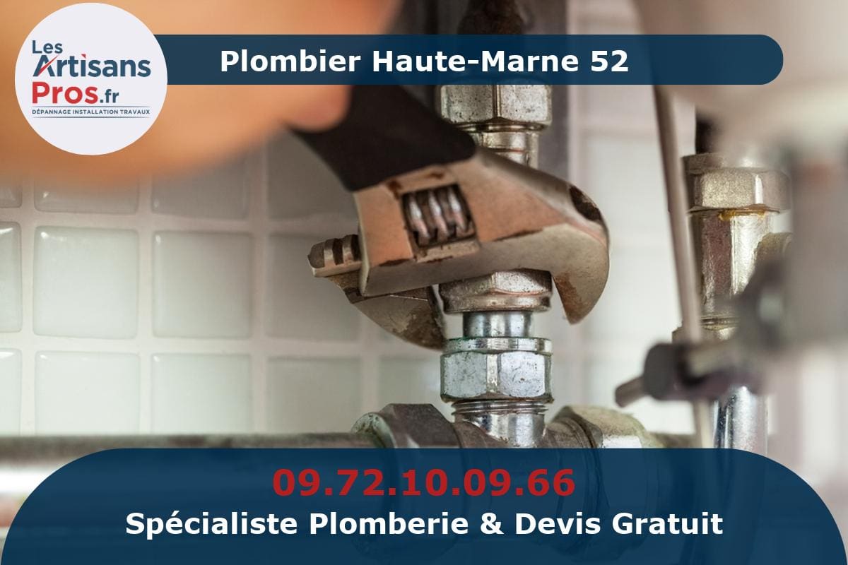 Plombier Haute-Marne 52