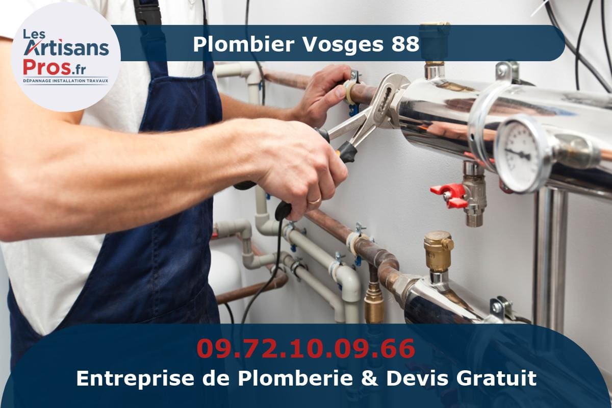 Plombier Vosges 88