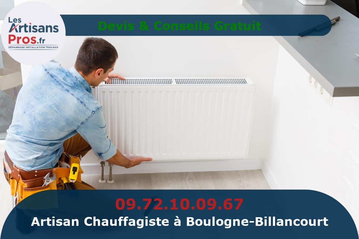 Chauffagiste à Boulogne-Billancourt