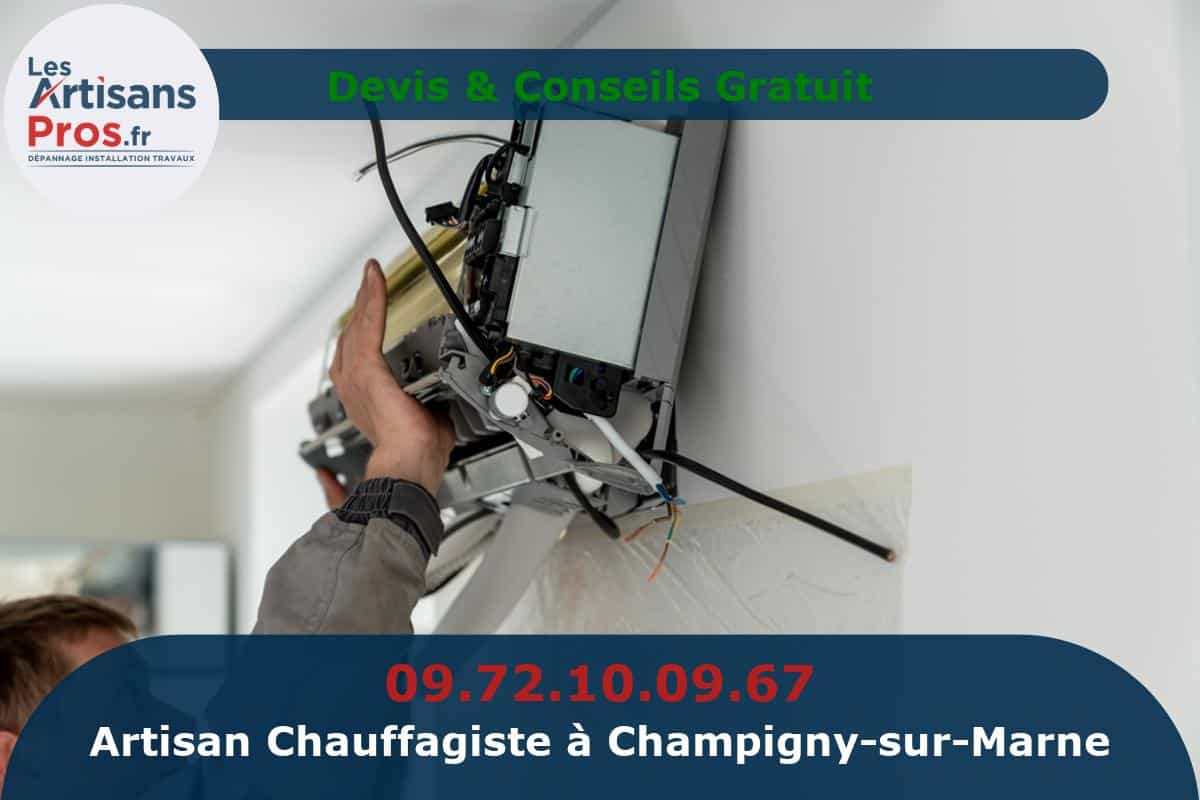 Chauffagiste à Champigny-sur-Marne