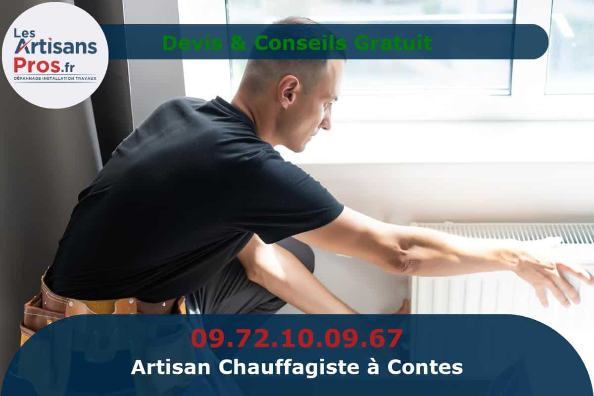 Chauffagiste à Contes