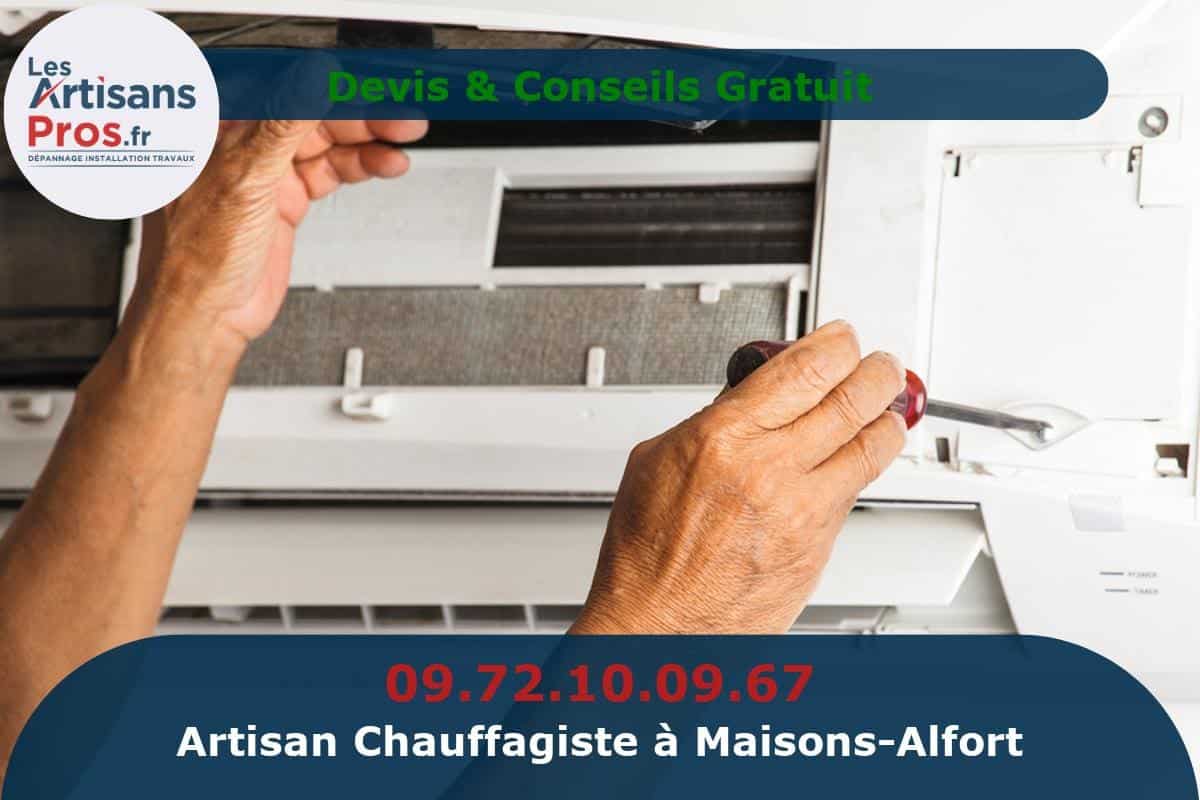 Chauffagiste à Maisons-Alfort