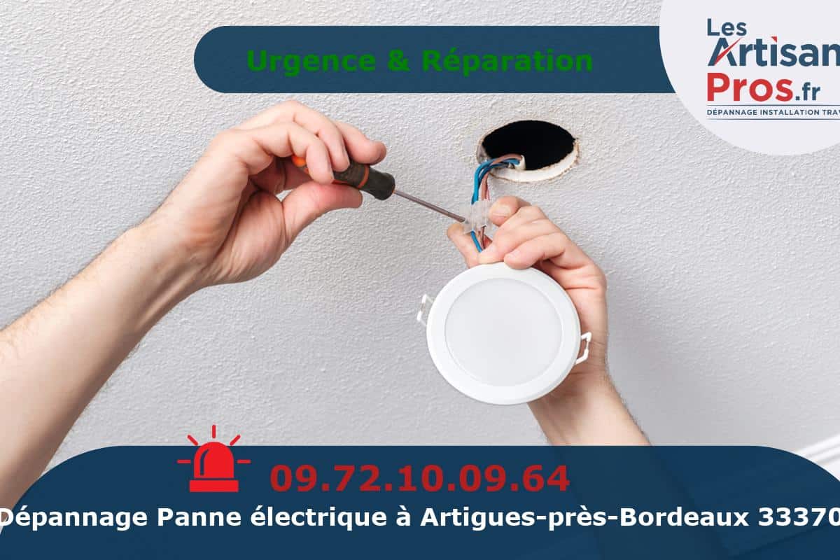 Dépannage Électrique Artigues-près-Bordeaux