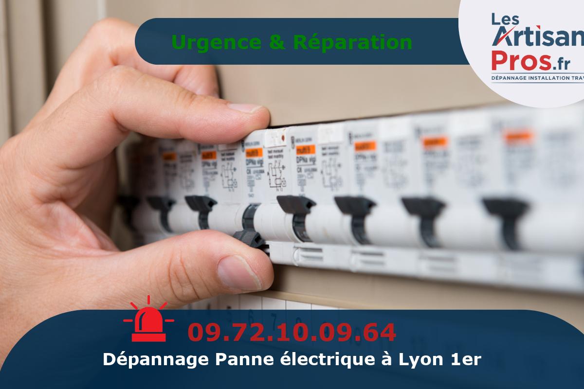 Dépannage Électrique Lyon 1er arrondissement