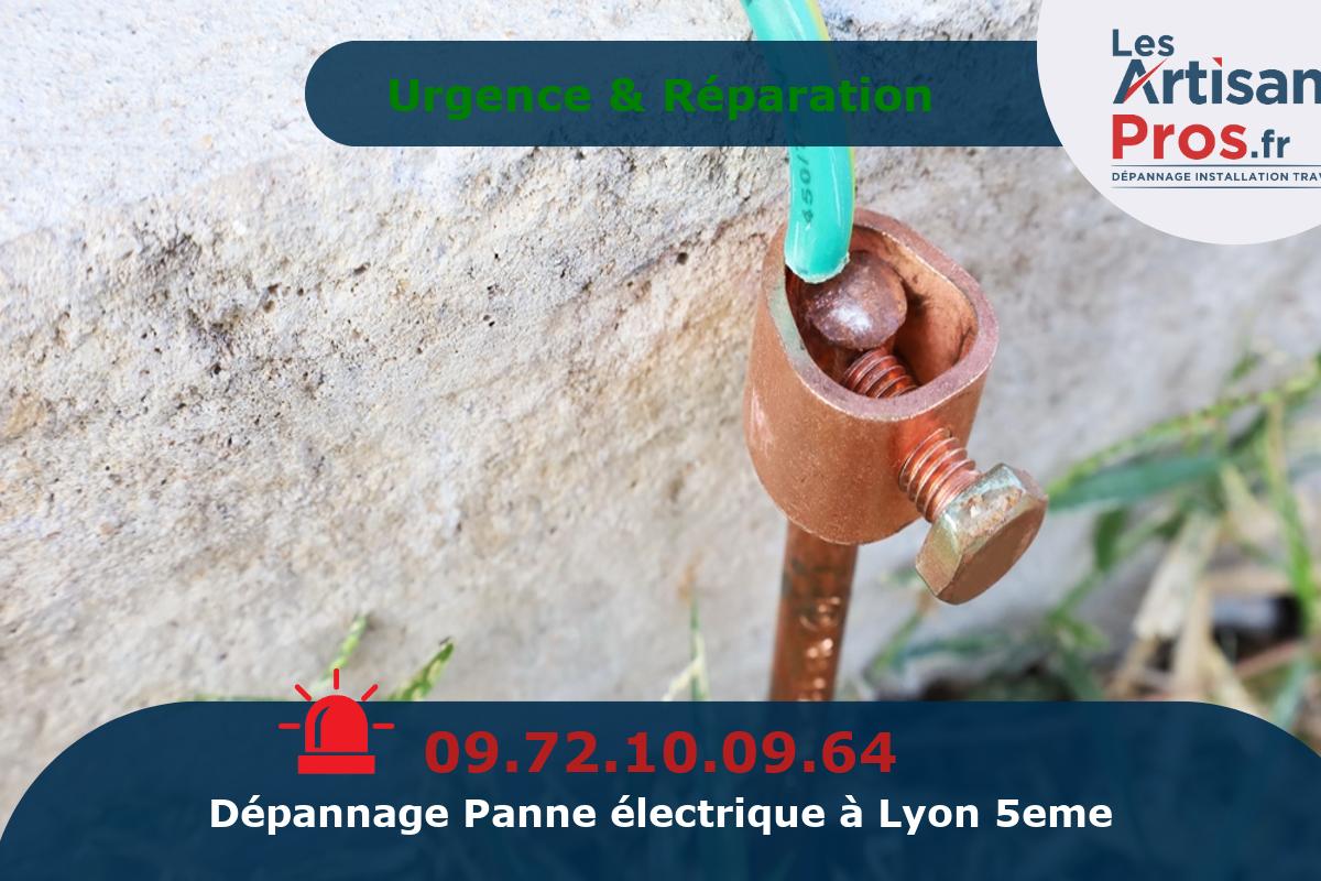 Dépannage Électrique Lyon 5eme arrondissement