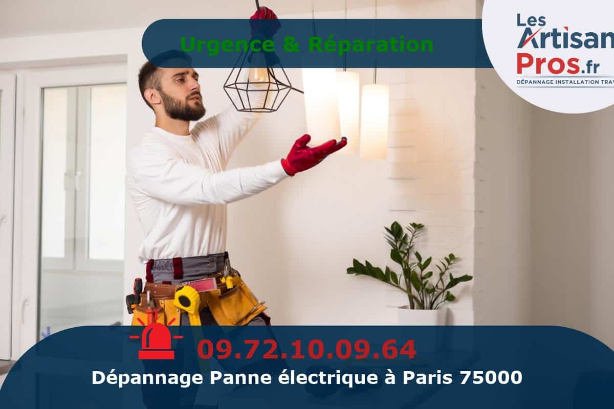 Dépannage Électrique Paris 75000