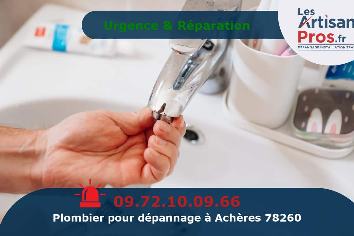 Dépannage de Plomberie Achères