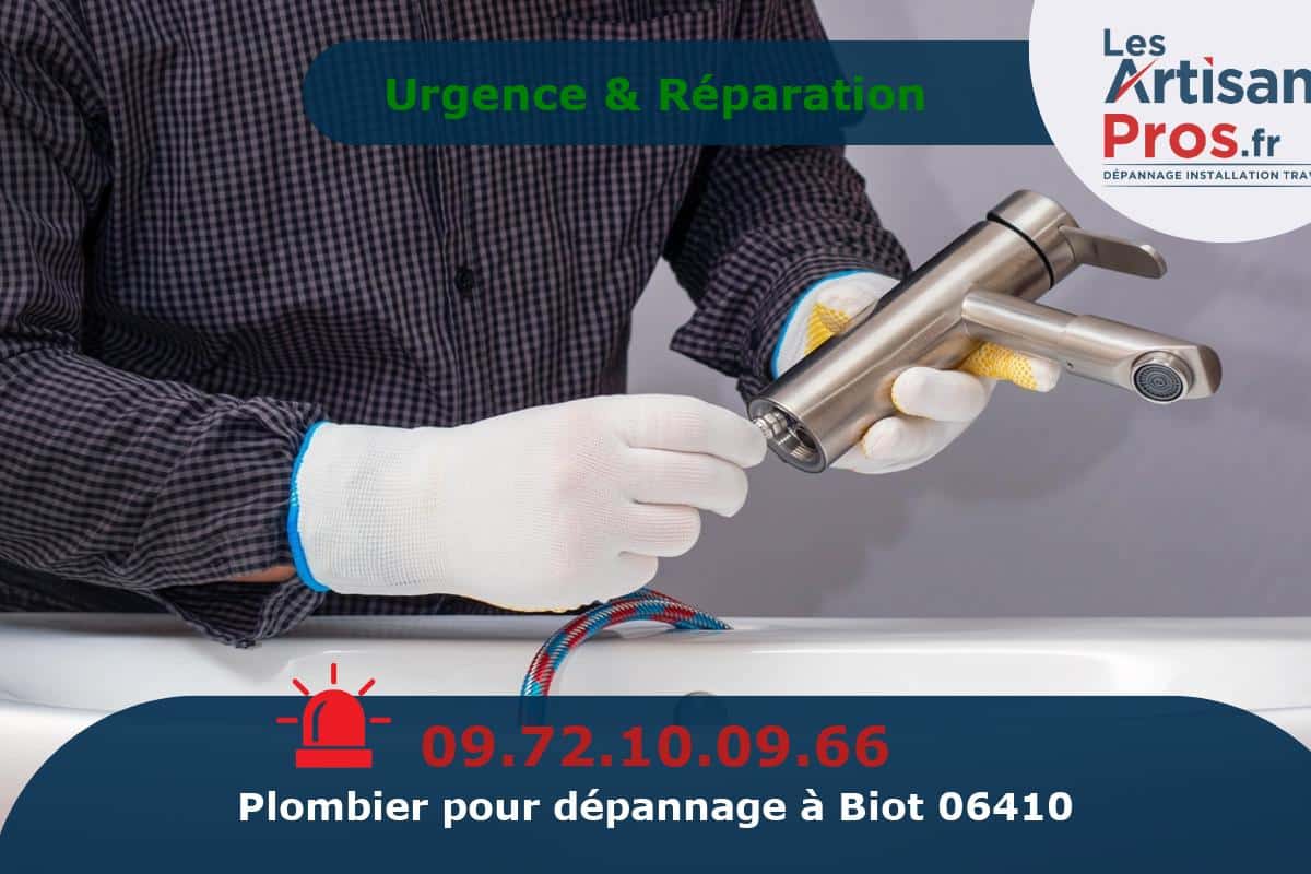 Dépannage de Plomberie Biot