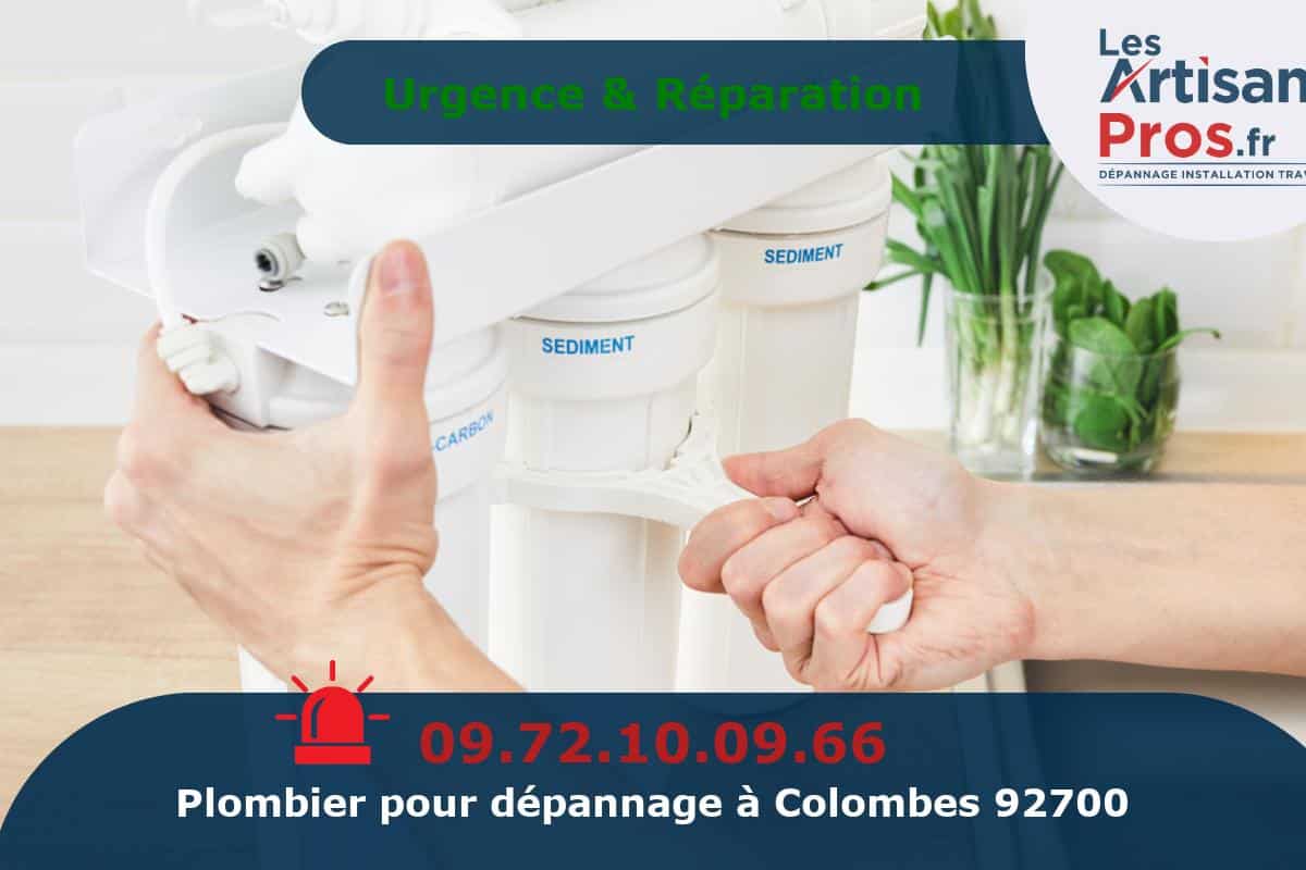 Dépannage de Plomberie Colombes