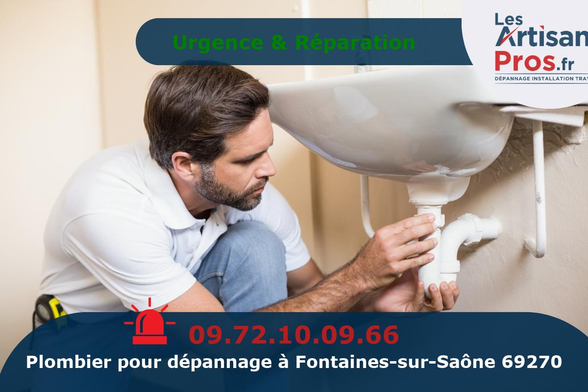 Dépannage de Plomberie Fontaines-sur-Saône