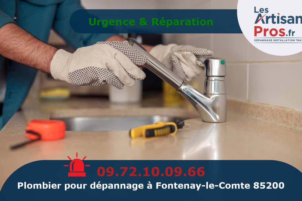 Dépannage de Plomberie Fontenay-le-Comte