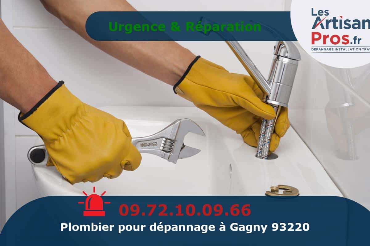 Dépannage de Plomberie Gagny