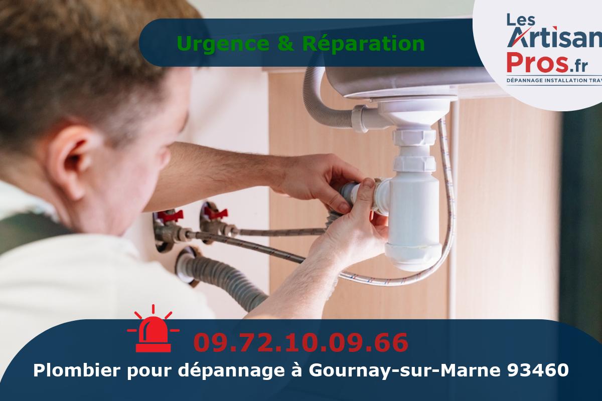 Dépannage de Plomberie Gournay-sur-Marne