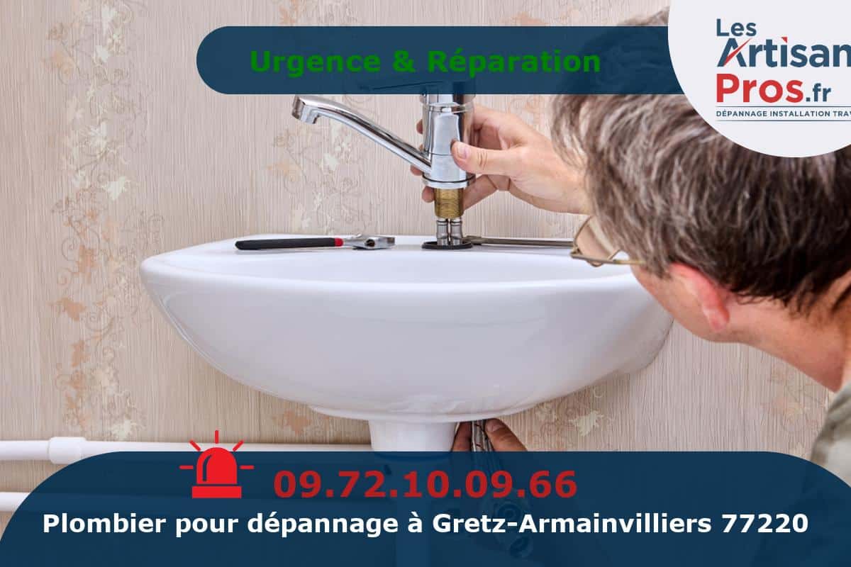 Dépannage de Plomberie Gretz-Armainvilliers