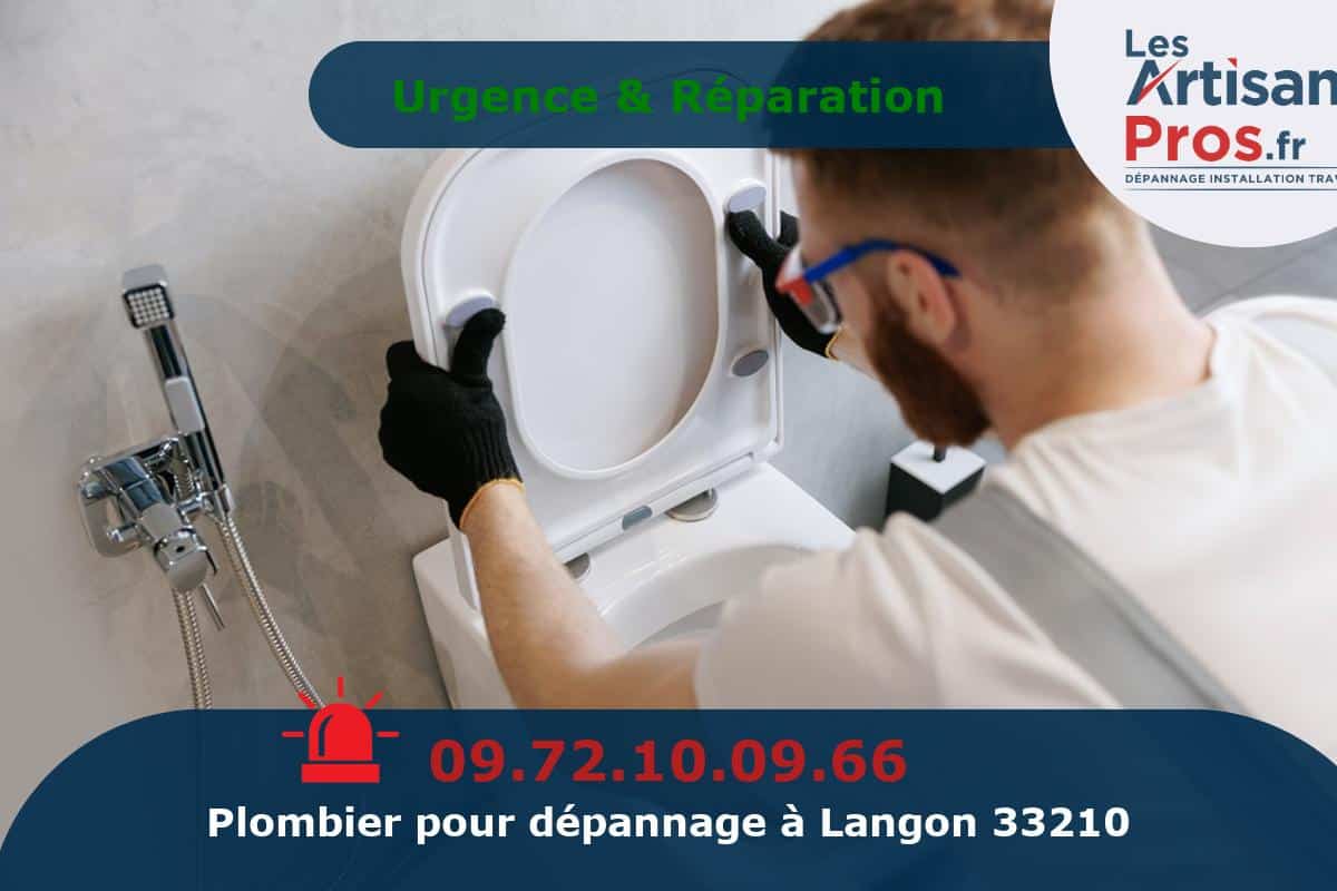 Dépannage de Plomberie Langon