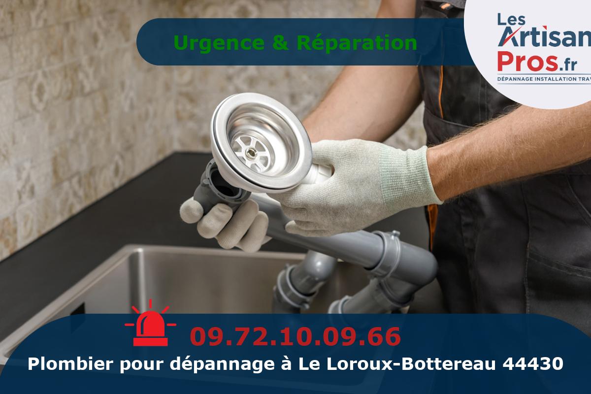 Dépannage de Plomberie Le Loroux-Bottereau