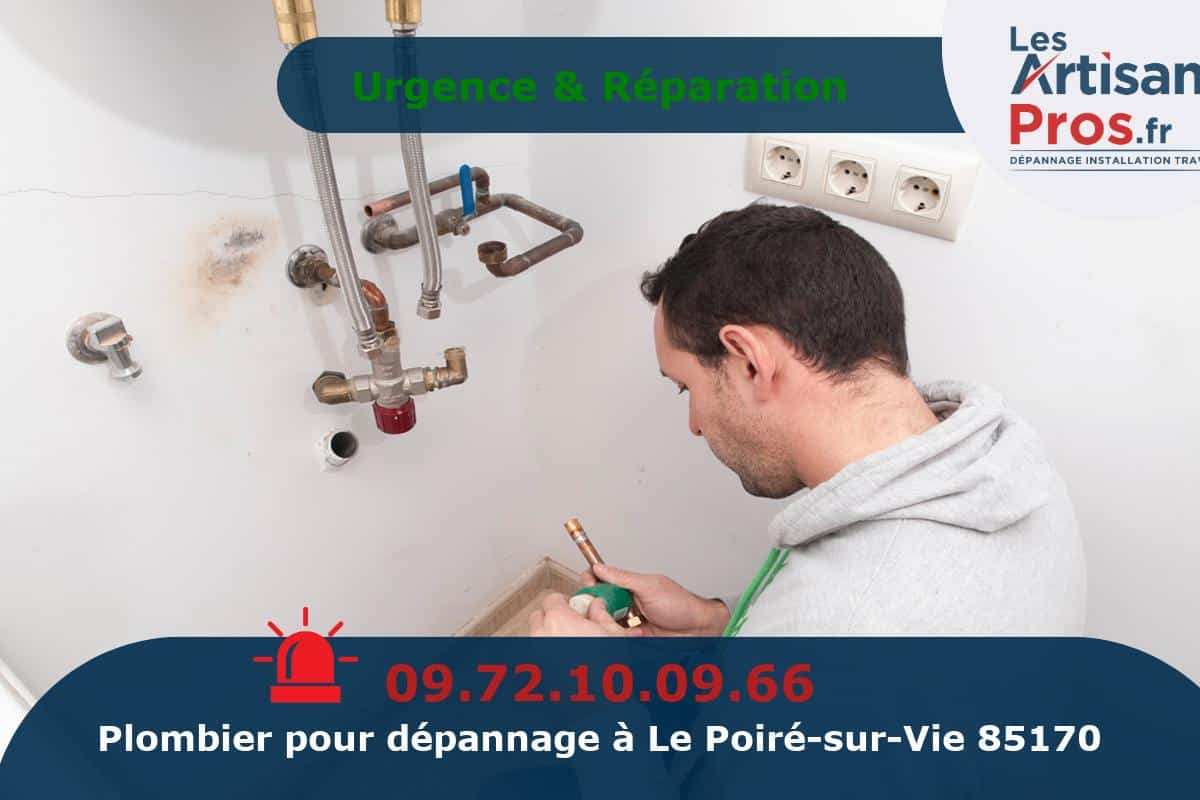 Dépannage de Plomberie Le Poiré-sur-Vie