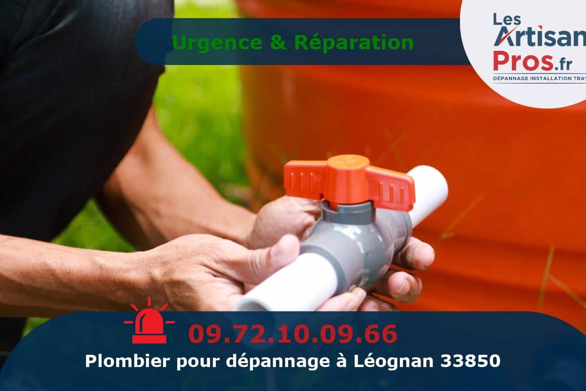 Dépannage de Plomberie Léognan