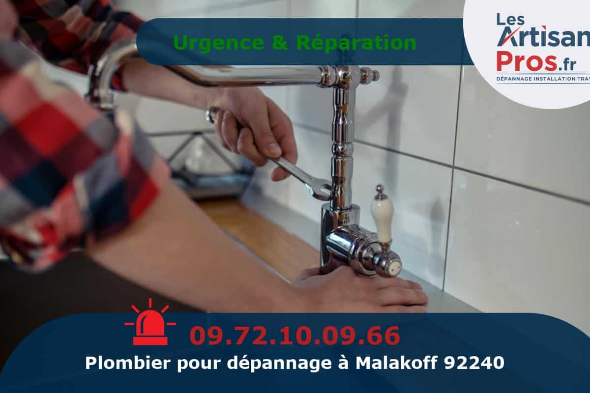 Dépannage de Plomberie Malakoff