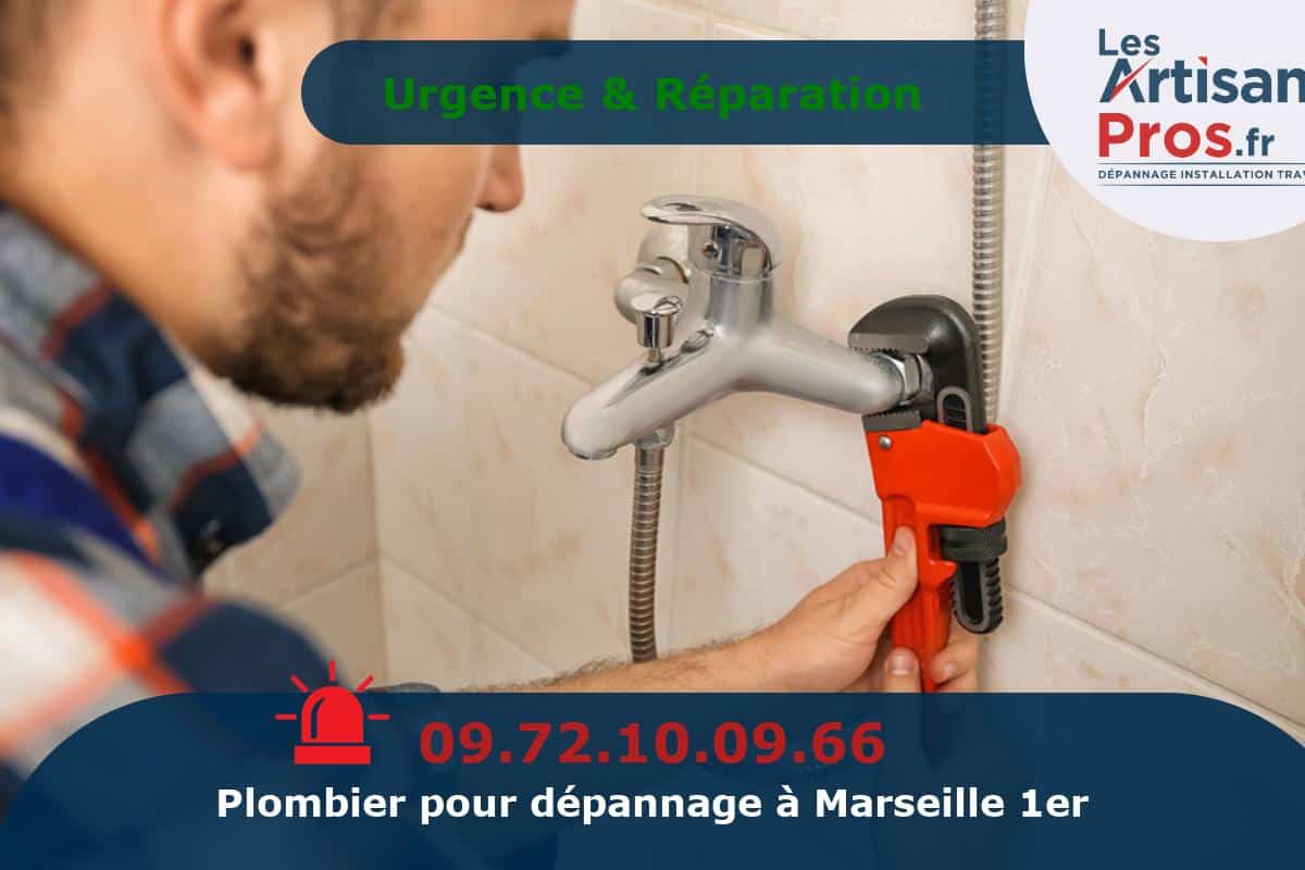 Dépannage de Plomberie Marseille 1er arrondissement