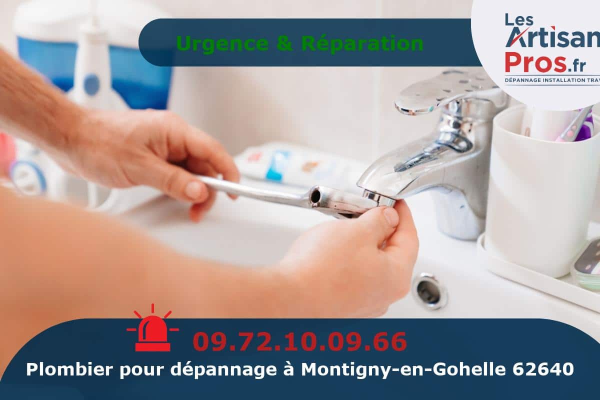 Dépannage de Plomberie Montigny-en-Gohelle