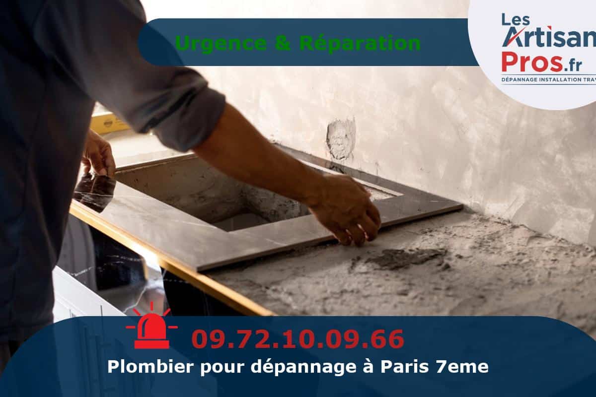 Dépannage de Plomberie Paris 7eme arrondissement