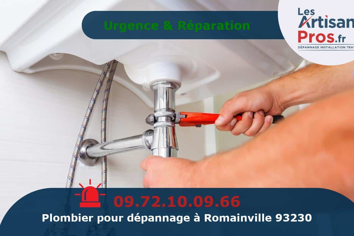 Dépannage de Plomberie Romainville