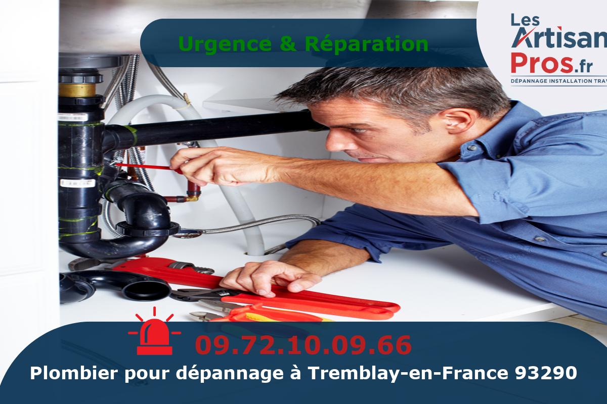 Dépannage de Plomberie Tremblay-en-France