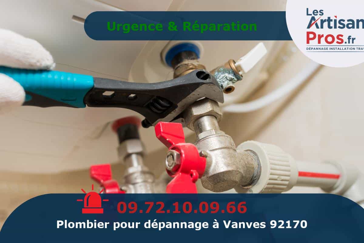 Dépannage de Plomberie Vanves