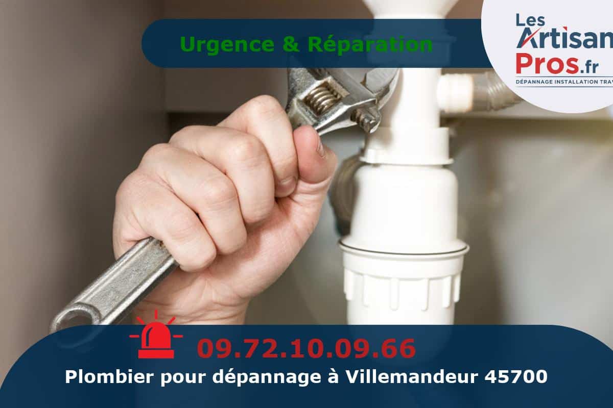 Dépannage de Plomberie Villemandeur