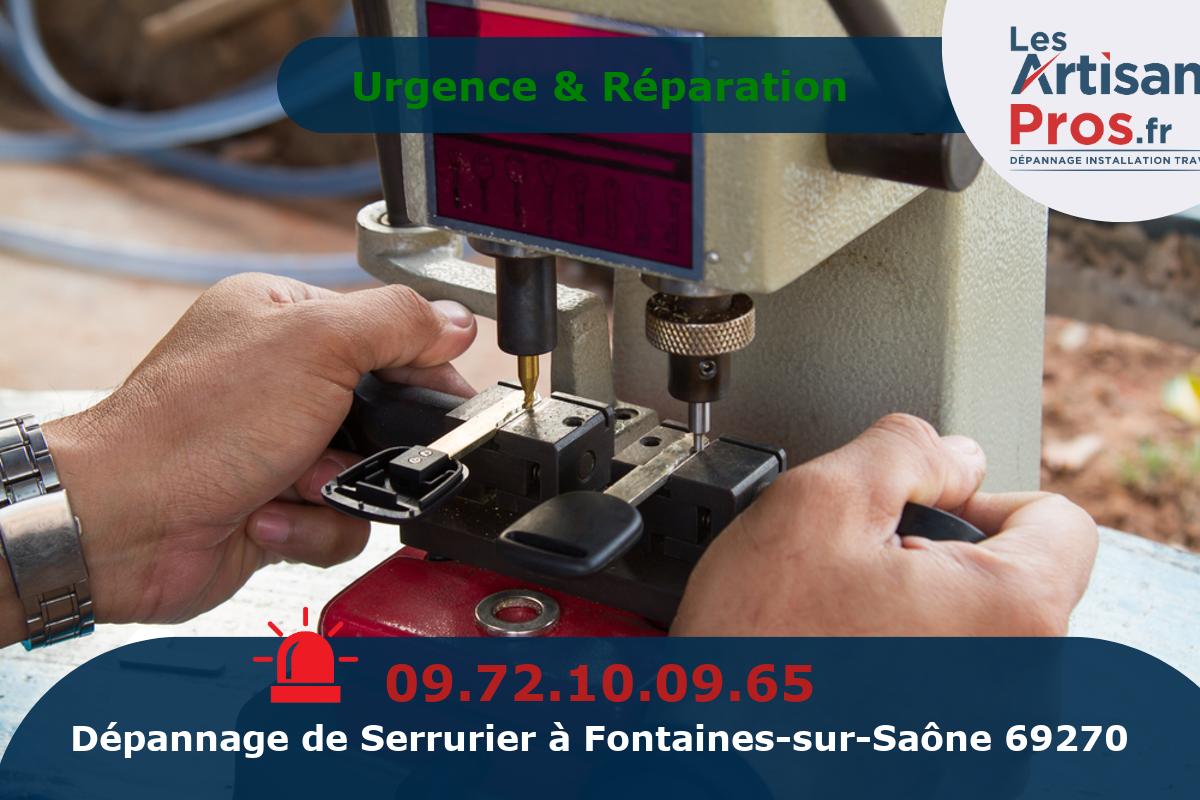 Dépannage Serrurerie Fontaines-sur-Saône