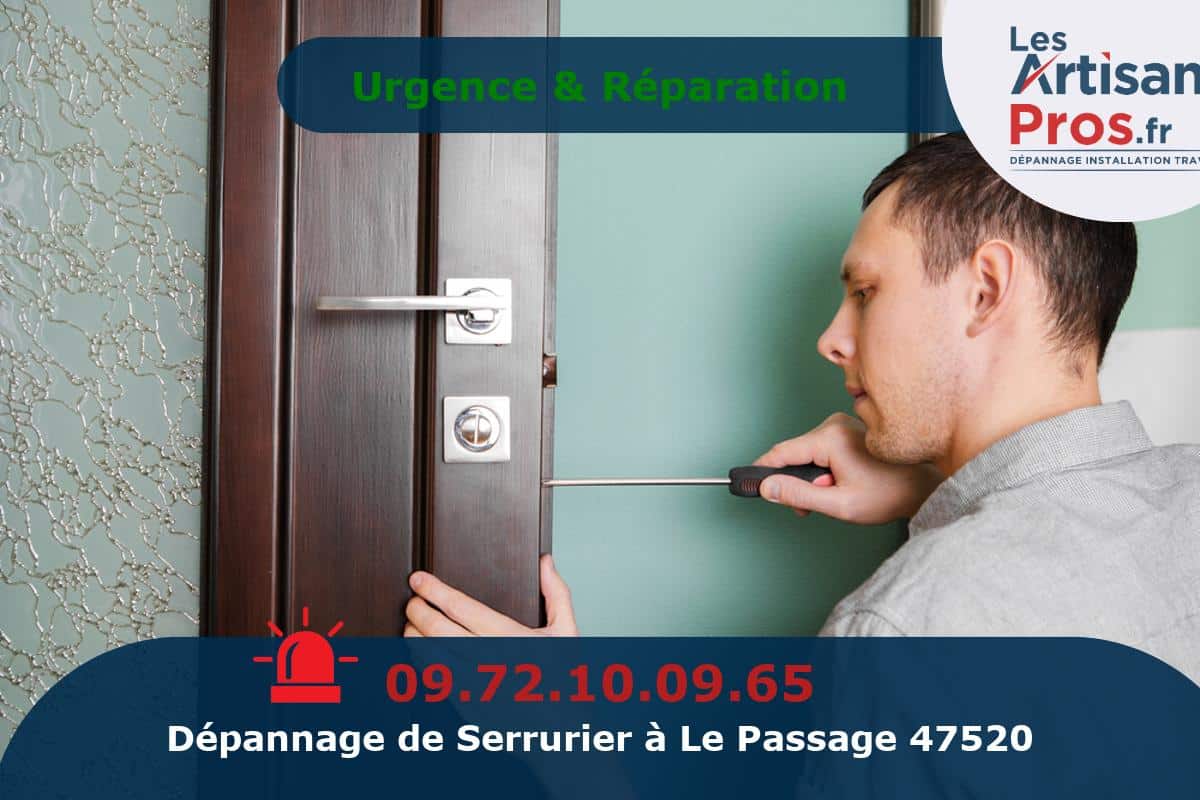 Dépannage Serrurerie Le Passage
