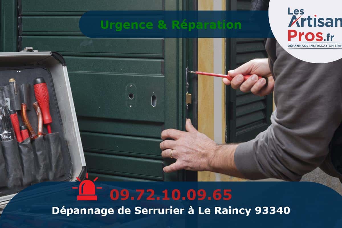 Dépannage Serrurerie Le Raincy