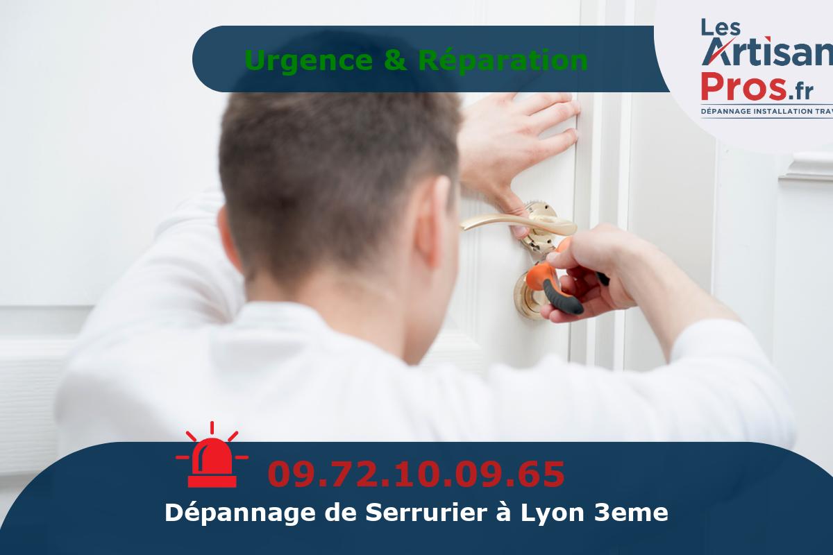 Dépannage Serrurerie Lyon 3eme arrondissement
