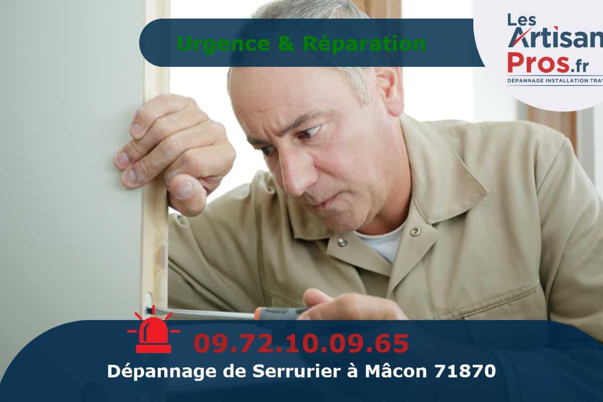 Dépannage Serrurerie Mâcon