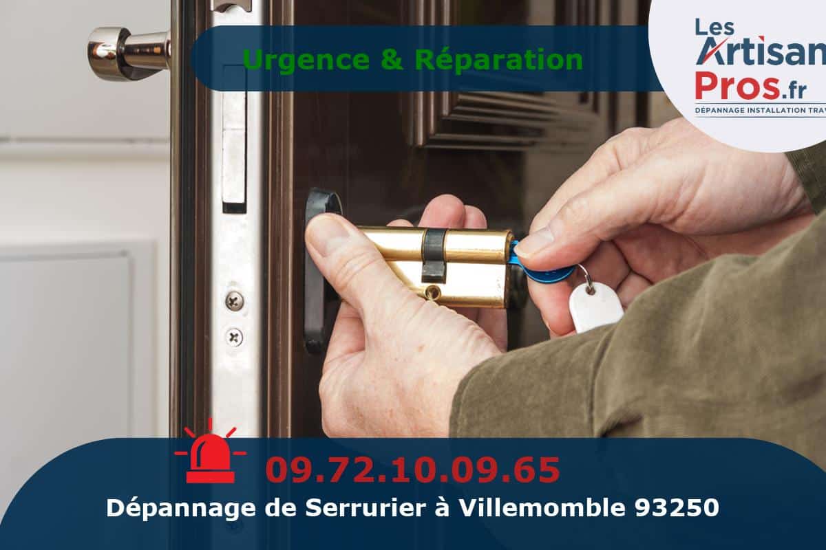 Dépannage Serrurerie Villemomble