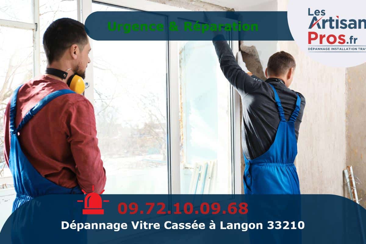 Dépannage de Vitrerie Langon