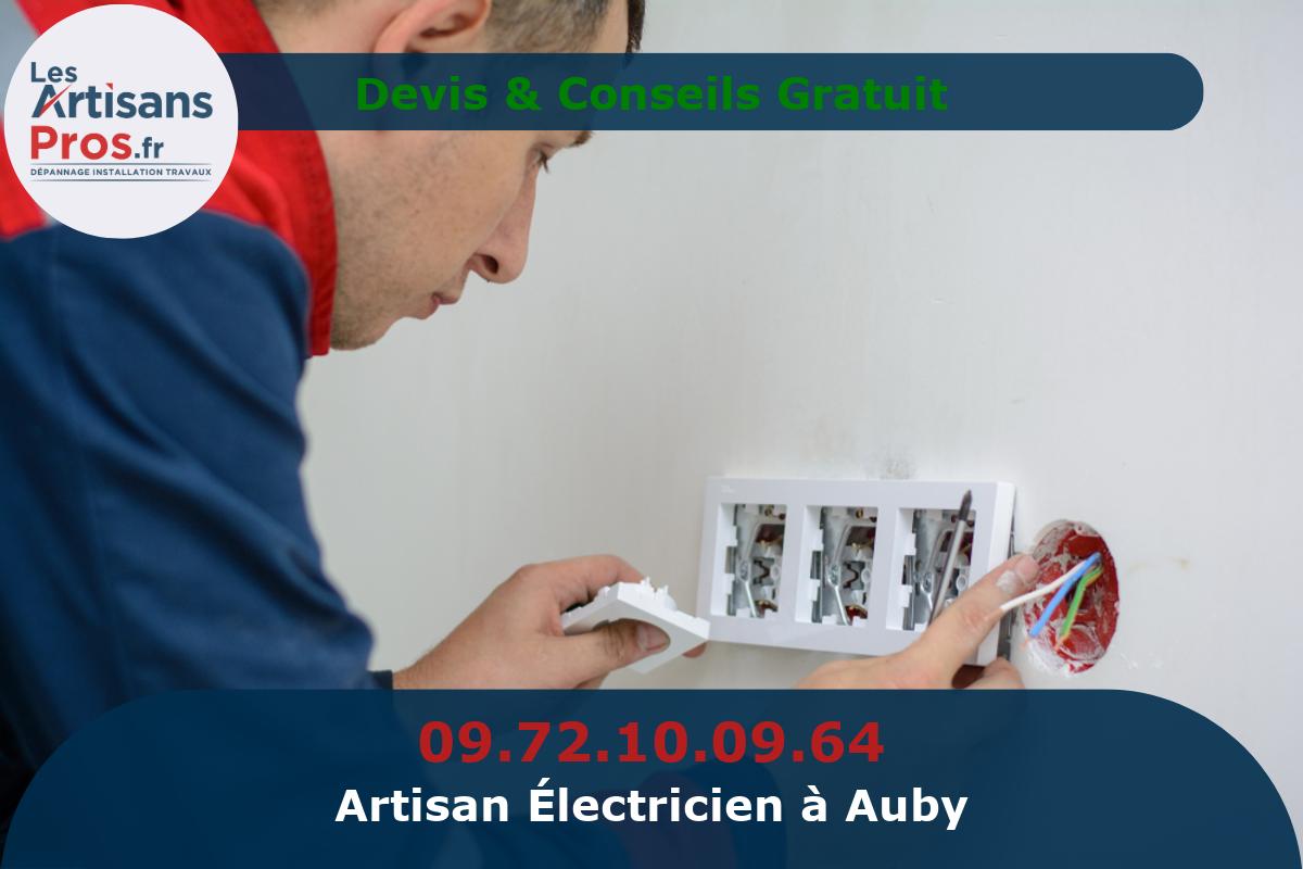 Électricien à Auby